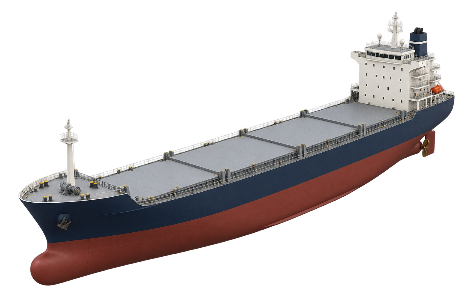 Generierter Container-Feeder ohne Ladung